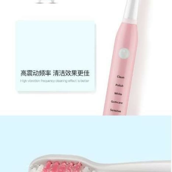 sikat gigi elektrik/electric toothbrush with sonic vibration