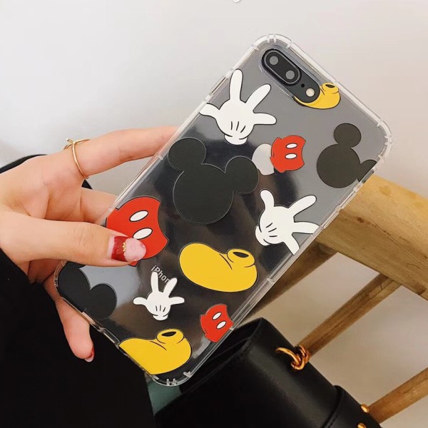 Mickey mouse anticrack case iphone 6 plus 7 plus 8 plus x