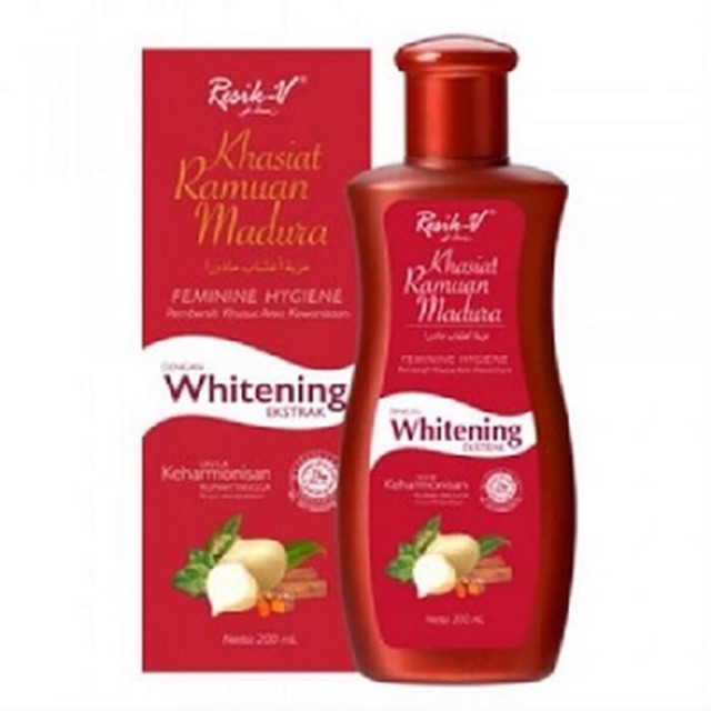 Resik V Khasiat Manjakani /Whitening / Ramuan Madura 50ml