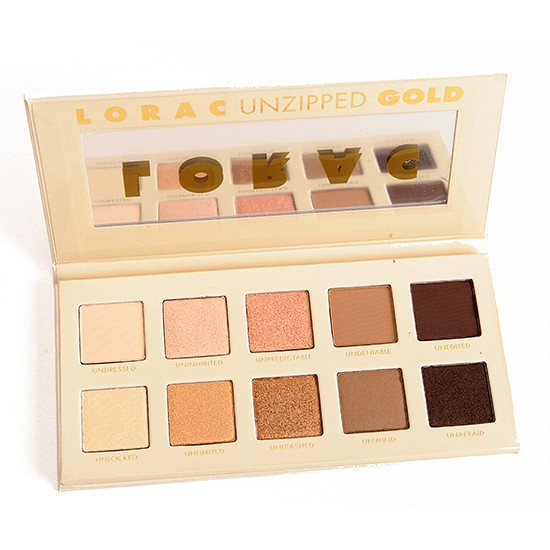 Lorac Unzipped Gold Eyeshadow Palette