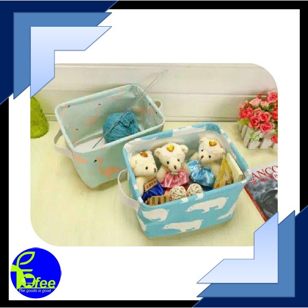 [IMPORT] - Storage Box Organizer Keranjang Lipat Multifungsi Kain// KERANJANG SERBAGUNA