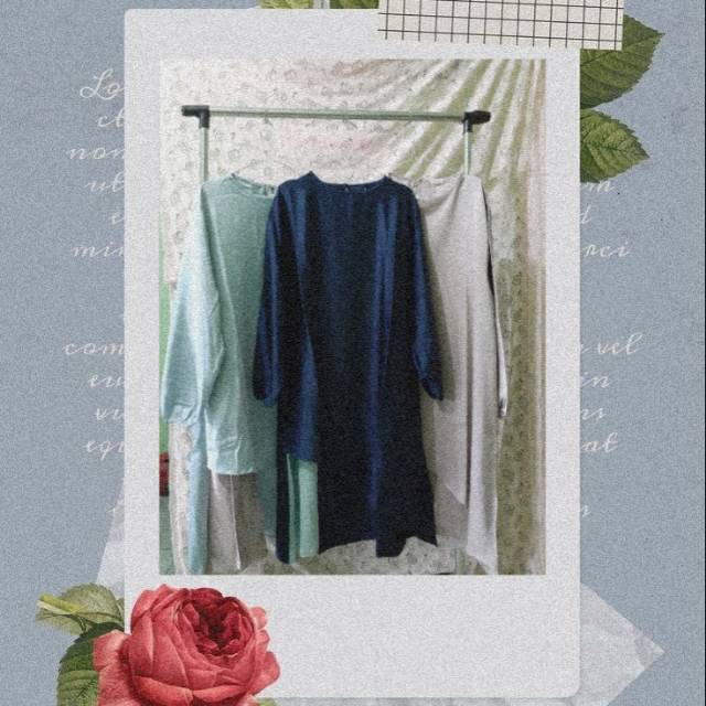 Ayana Tunik/Tunik Satin Silk premium/Tunik Hijab