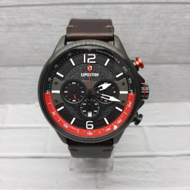 JAM TANGAN PRIA EXPEDITION E6796M ORIGINAL. BROWN BLACK RED