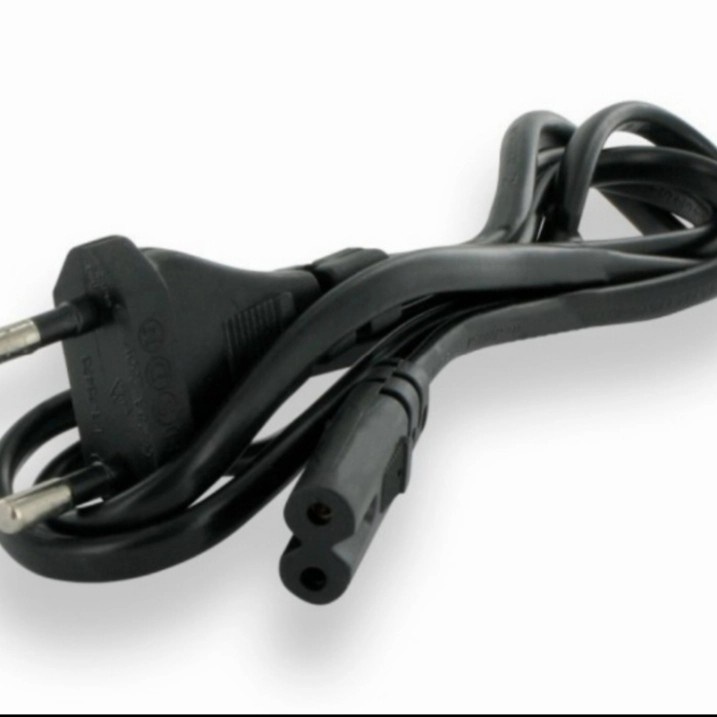 Kabel AC Power Angka 8 / Kabel Power Listrik 2 PIN AC Printer PS