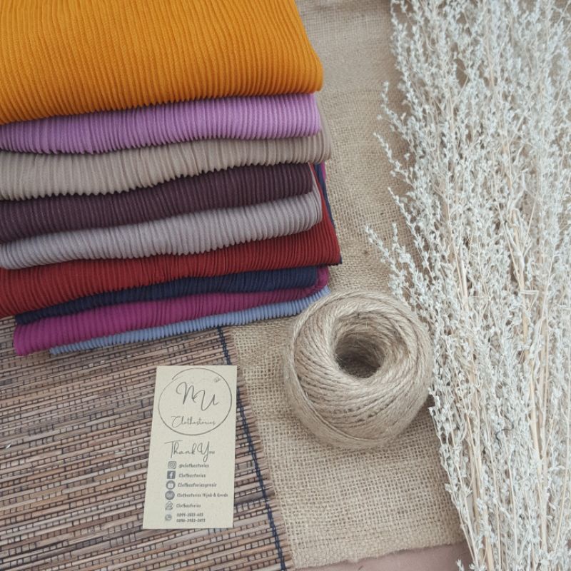 HIJAB SEGI EMPAT PLISKET/PLEATED SQUARE/KERUDUNG PLISKET SEGI EMPAT TERBARU