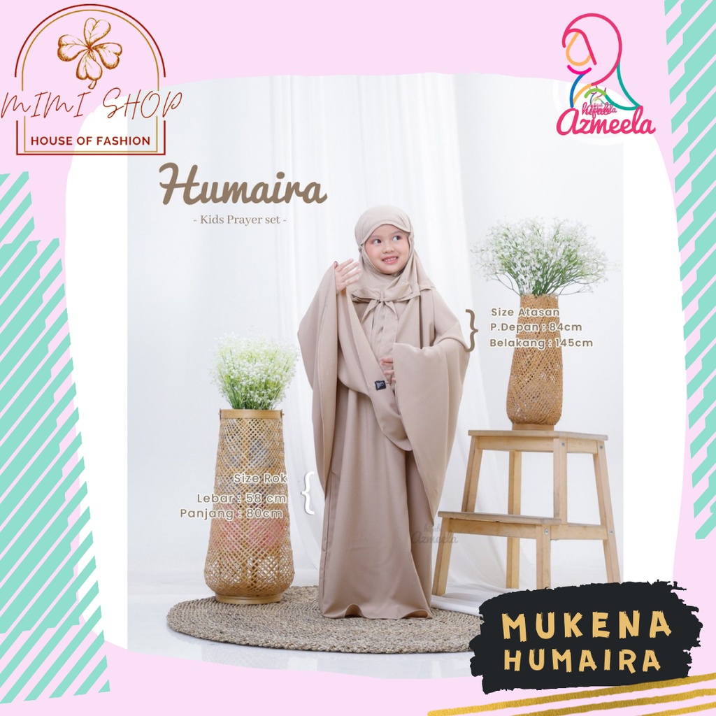 Azmeela Mukena Saku Humaira Anak mukenah katun mukena anak