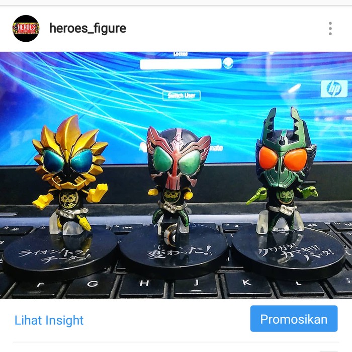 Wcf Chibi Kamen Rider Tatoba OOO Action Figure