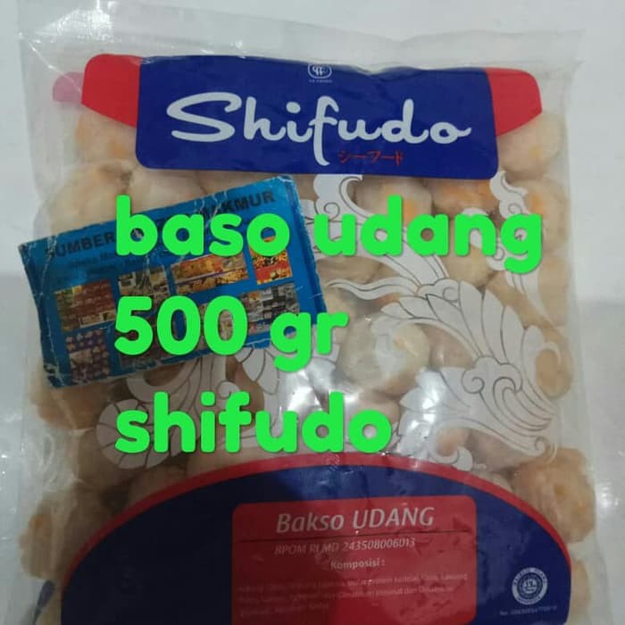 

bakso udang 500 gram shifudo sumber frozen makmur