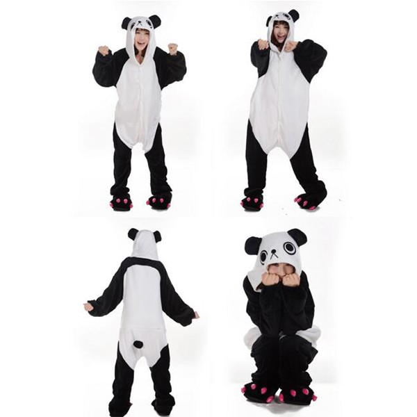 Bayar Di Tempat Piyama Onesie Bentuk Kartun Binatang Panda Untuk
