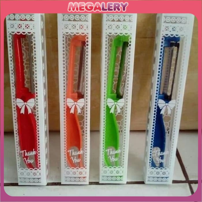 Sovenir Hadiah Pernikahan Serutan Pengupas Buah Kemasan PLASTIK/Souvenir Pisau Buah Kemasan