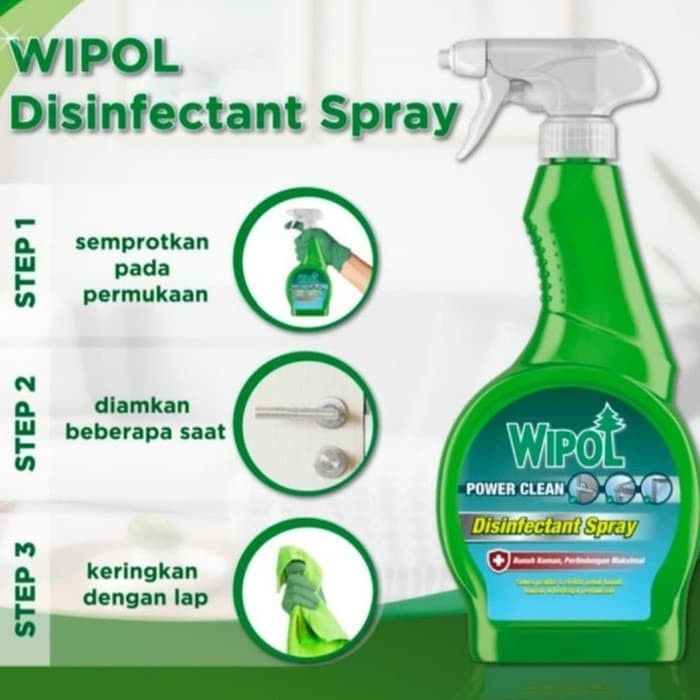 MRH WIPOL DISINFEKTAN SPRAY 500 ML POWER CLEAN