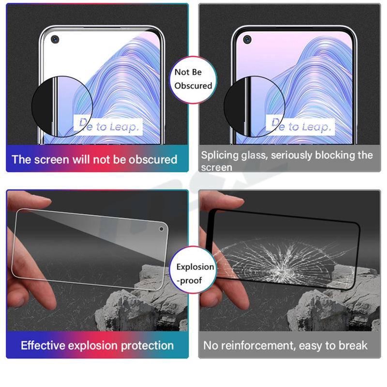 3Pcs Tempered Glass For Realme 6 7 8 Pro 6i 7i Glass Screen Protector For OPPO Realme 7 Pro Glass Protective Film