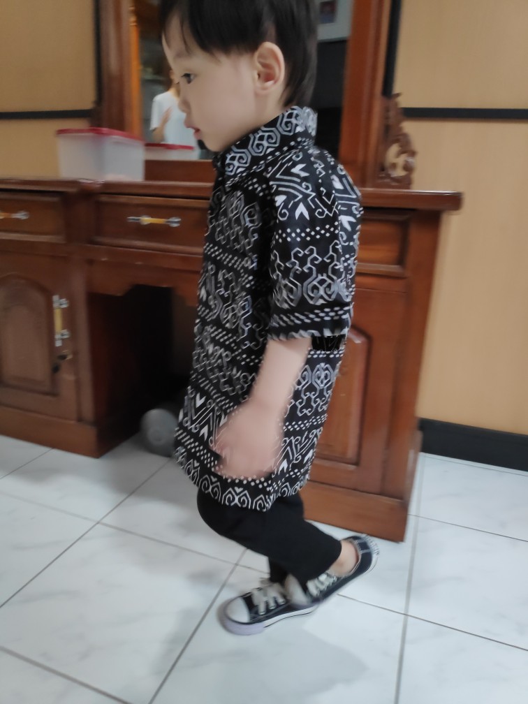 Kemeja Batik Anak Lengan Pendek Usia 1-13th/baju Batik Anak Cowok/batik Anak Laki2