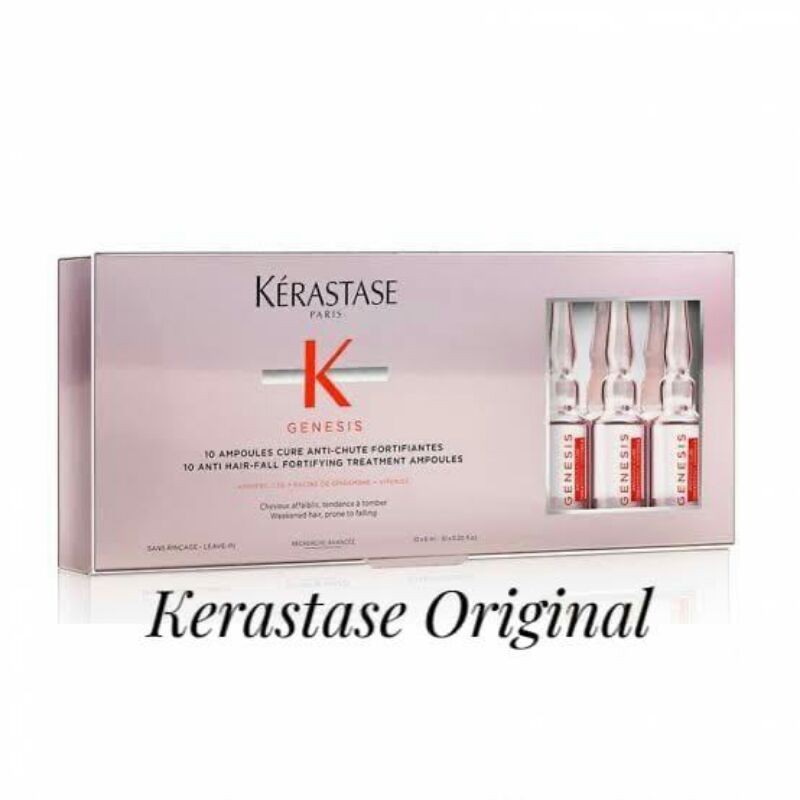 Kerastase Genesis Cure Anti Chute Fortifiantes 10ampul Shopee Indonesia