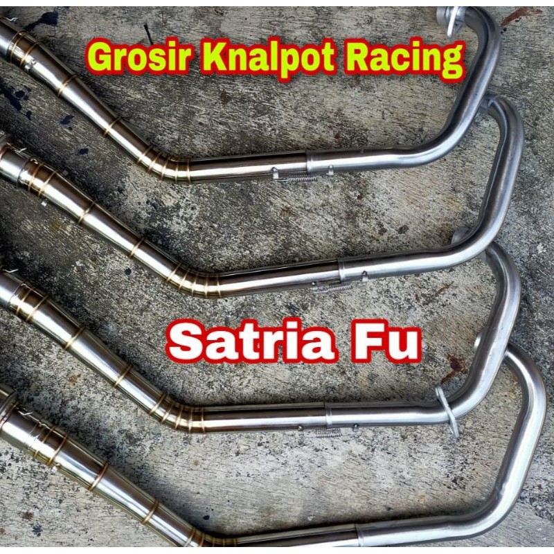 Leher Knalpot Satria Fu Ngaceng Road race