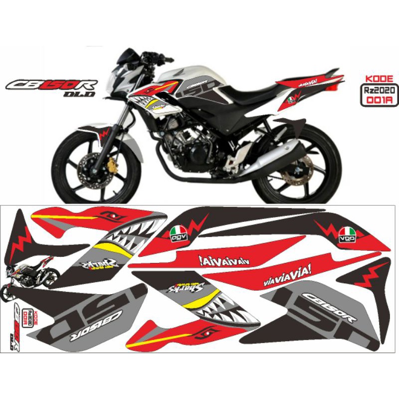 Striping Motor CBR. Stiker CBR Motor CBR