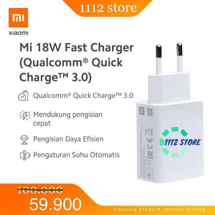 Charger Xiaomi Type C ORIGINAL100% Charger Fast Charging xiaomi type C