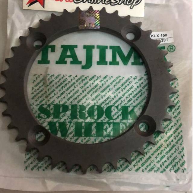 gir gear belakang klx 150 dtracker 38 428 tajima