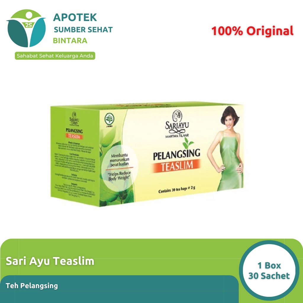

Sari Ayu Tea Slim 1 Pack 30 Sachet