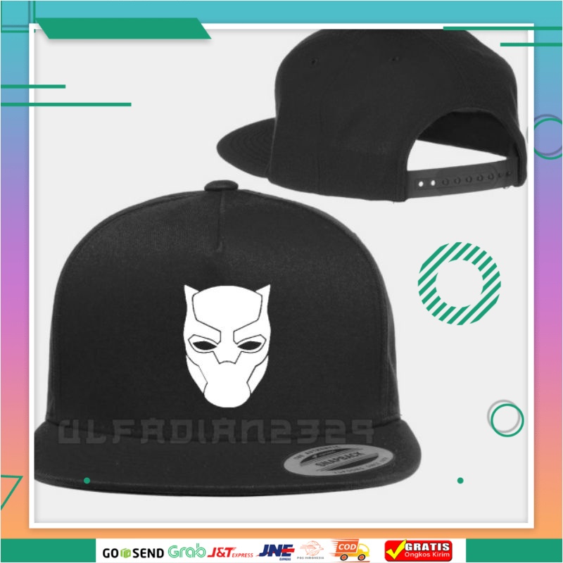 Topi Black Panther Snapback