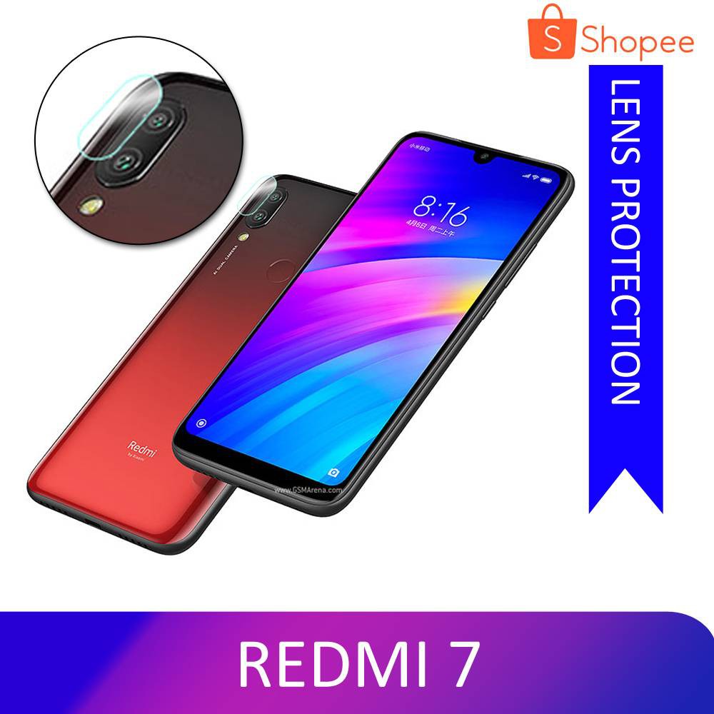 Tempered Glass Kamera XIAOMI Redmi 7 Pelindung Kamera Bahan kaca