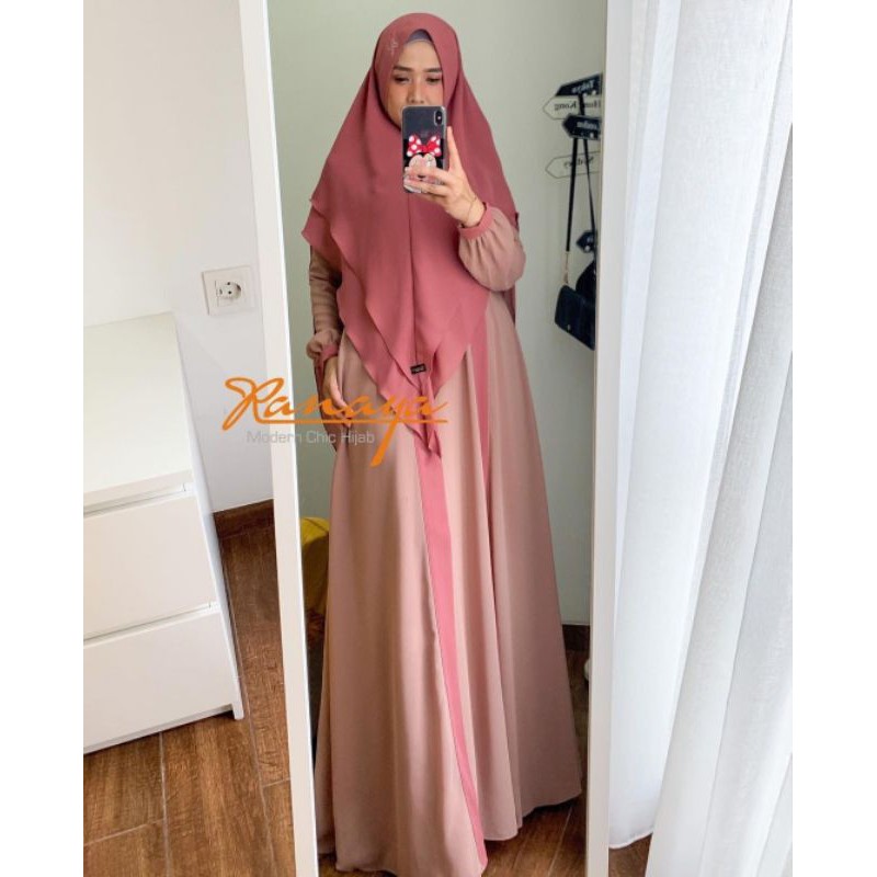 set gamis Ranaya butik (sold by wa)