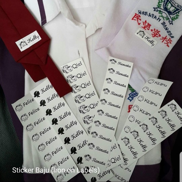 

Iron Label (Label untuk Baju)