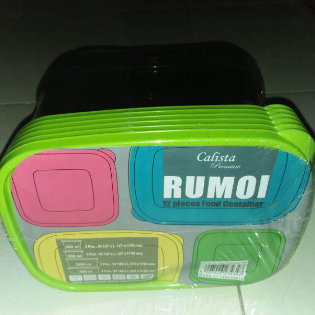 2 Kg 3 Set,  Calista Rumoi 1 Set 12pc