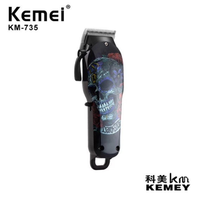 Kemei KM 735 Alat Cukur Rambut Hair Clipper Professional Trimmer Power Turbo Mesin Cukuran KM-735