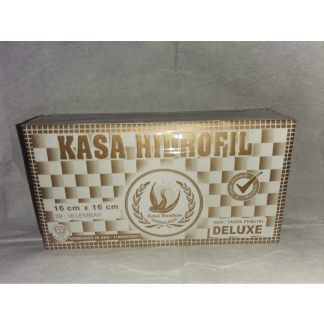 Kasa Gold Hidrofil 16 cm x 16 cm Swallow