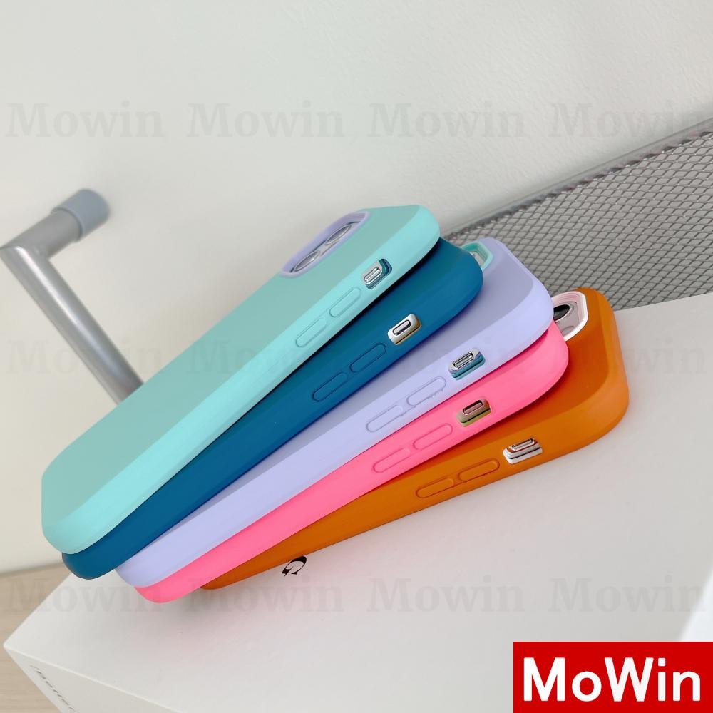 Mowin - Casing Silikon Iphone 13 Pro Max 13 Pro Max 12 Pro Max 7 Plus 11 Pro Max Warna Permen