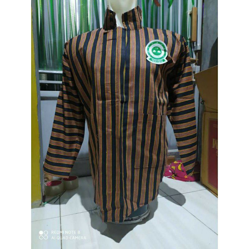 Baju surjan Blangkon Atasan Baju Lurik Baju Surjan Surjan Lurik Jawa Surjan lurik pria dewasa baju adat jawa surjan lurik dewasa baju pria adat jawa