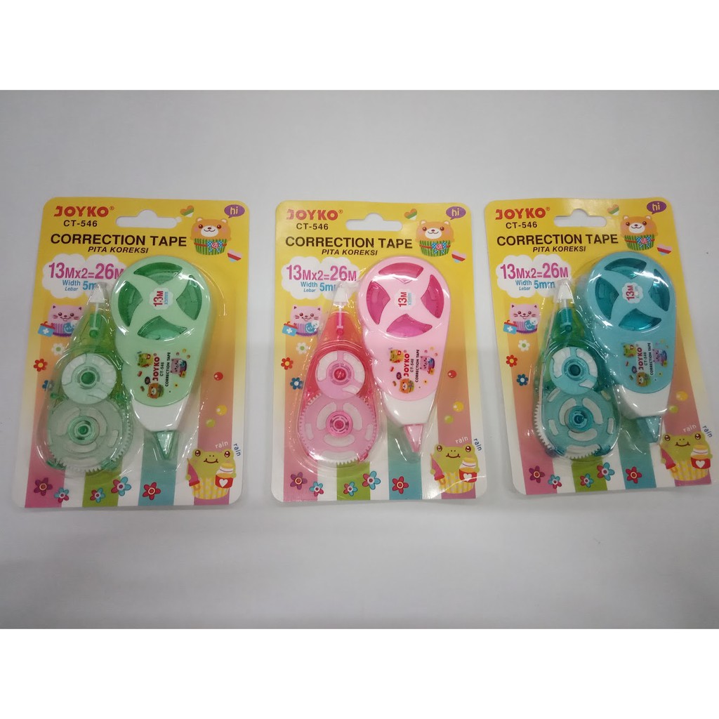 

Correction Tape / Tipe-Ex Roll Kertas CT 546 + Refill Joyko