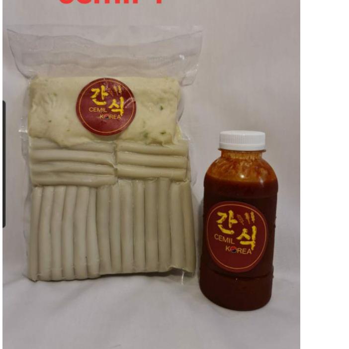 

Top Seller 12.12 Paket Cemil 1 isi Tteok / Topokki / Topoki /Toppoki, Odeng dan Saus khas Cemil Kore