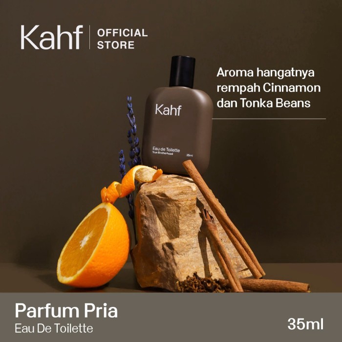 BISA COD KAHF Parfum True Brotherhood Eau de Toilette 35 ml Kahf Perfume Parfum Pria by Wardah