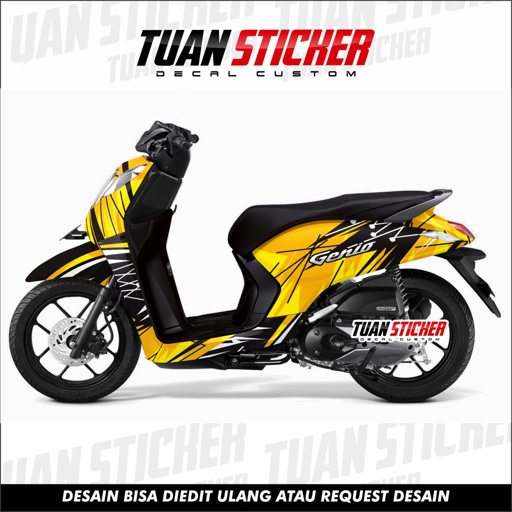 Sticker Striping decal Genio, Decal Honda Genio, Striping Genio, Sticker Honda Genio YGFX