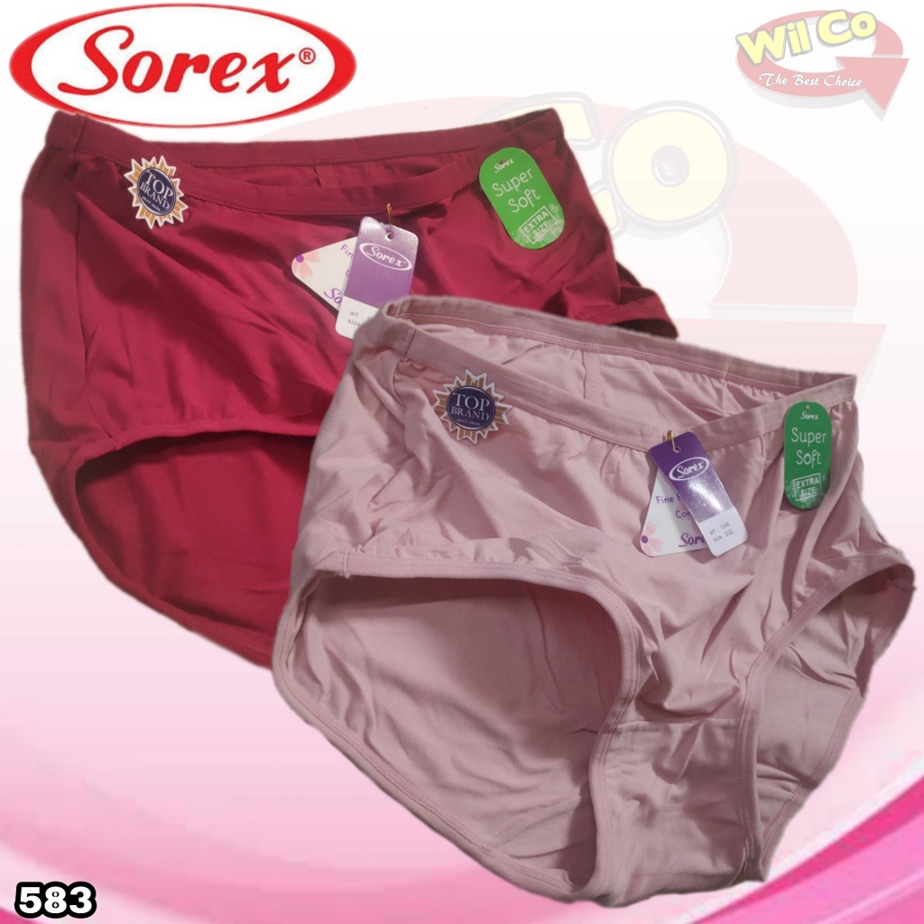 K583 - (Harga Per 1 Potong) CELANA DALAM WANITA CD WANITA PAKAIAN WANITA PAKAIAN DALAM SOREX JUMBO SIZE 3XL - 5XL