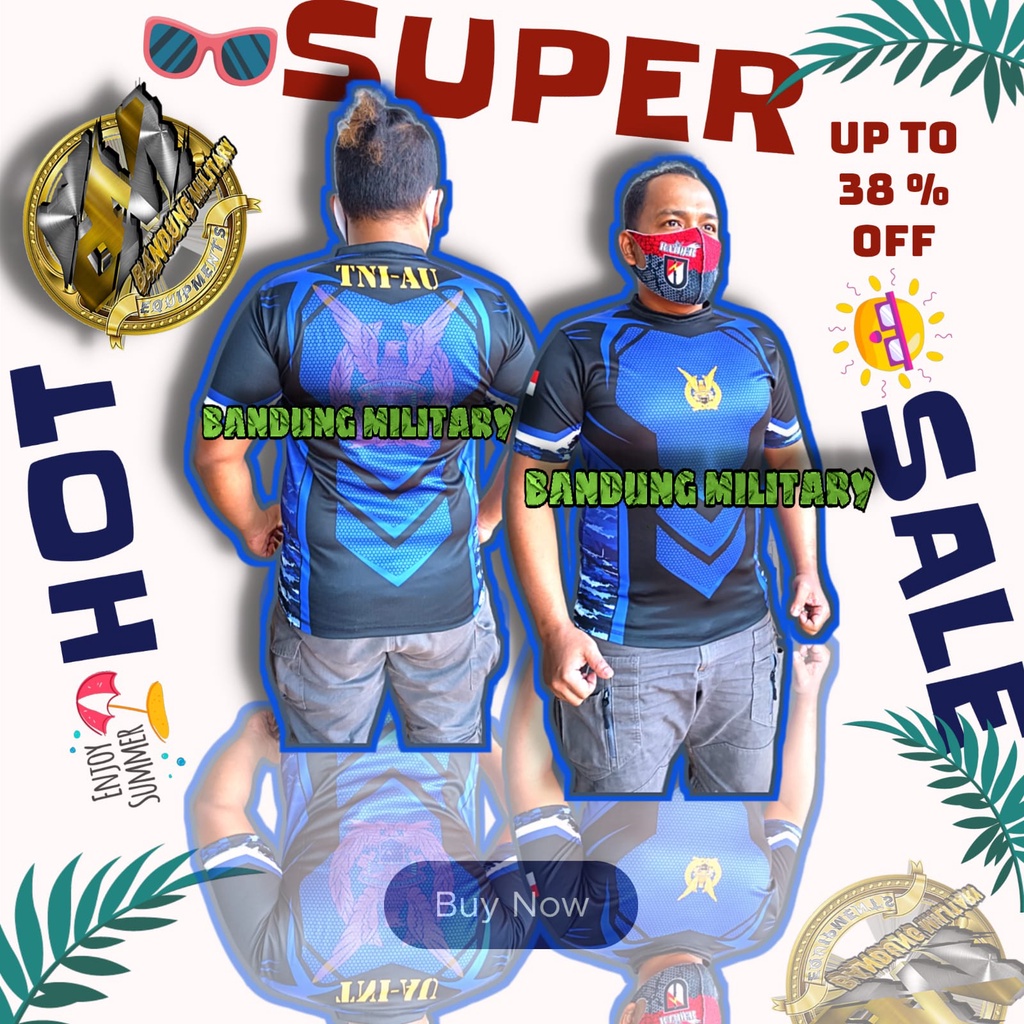Tshirt Pendek Auri Draifit Bukan Wangki Kaos Jersey Loreng Malvinas Baju TNI Au ArtikelTerbaru 2022 