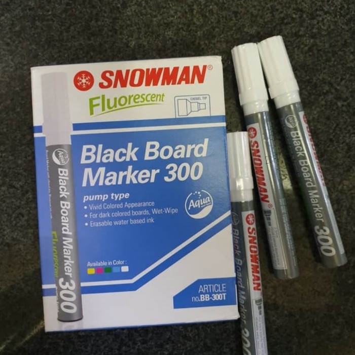 

Aman Spidol Snowman Blackboard Marker 300 Terlaris