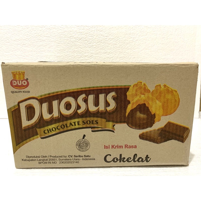 DUO SUS 1 DUS ISI 30PACK | DUO SOES | SOES COKLAT | SUS KERING COKLAT