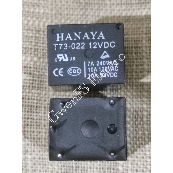 Relay 5P 10A 12V HANAYA