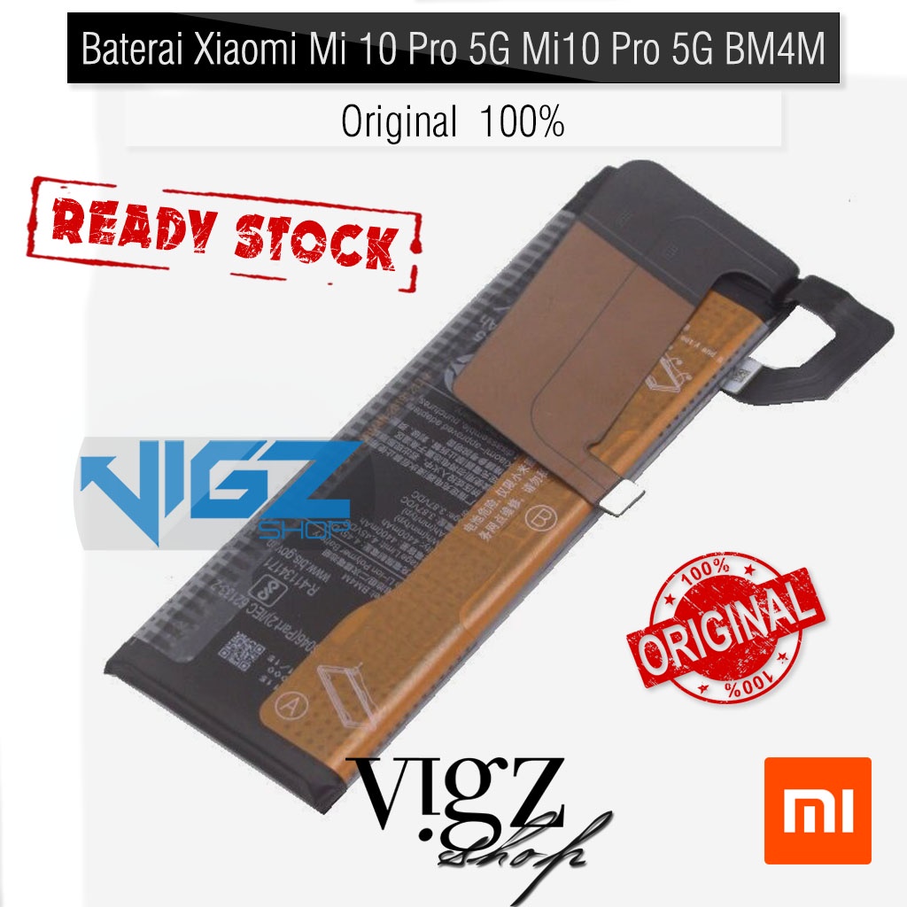 Battery Baterai Batre Xiaomi Mi 10 Pro 5G Mi10 Pro 5G BM4M Original 100%