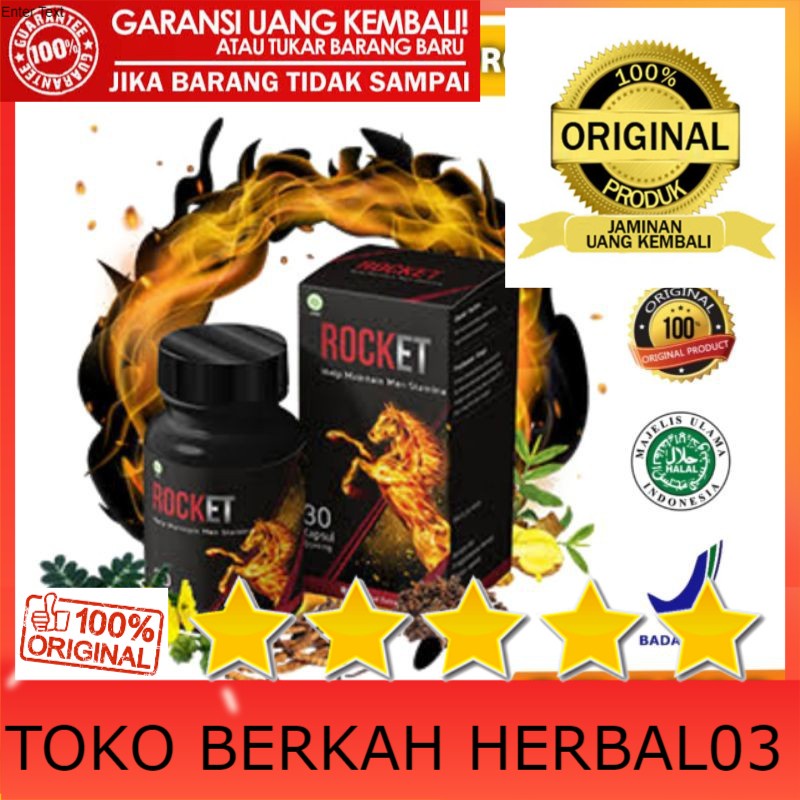 100% ASLI Obat Rocket Untuk Pria - Obat Kuat Tahan Lama Terbaru Terlaris Asli Original