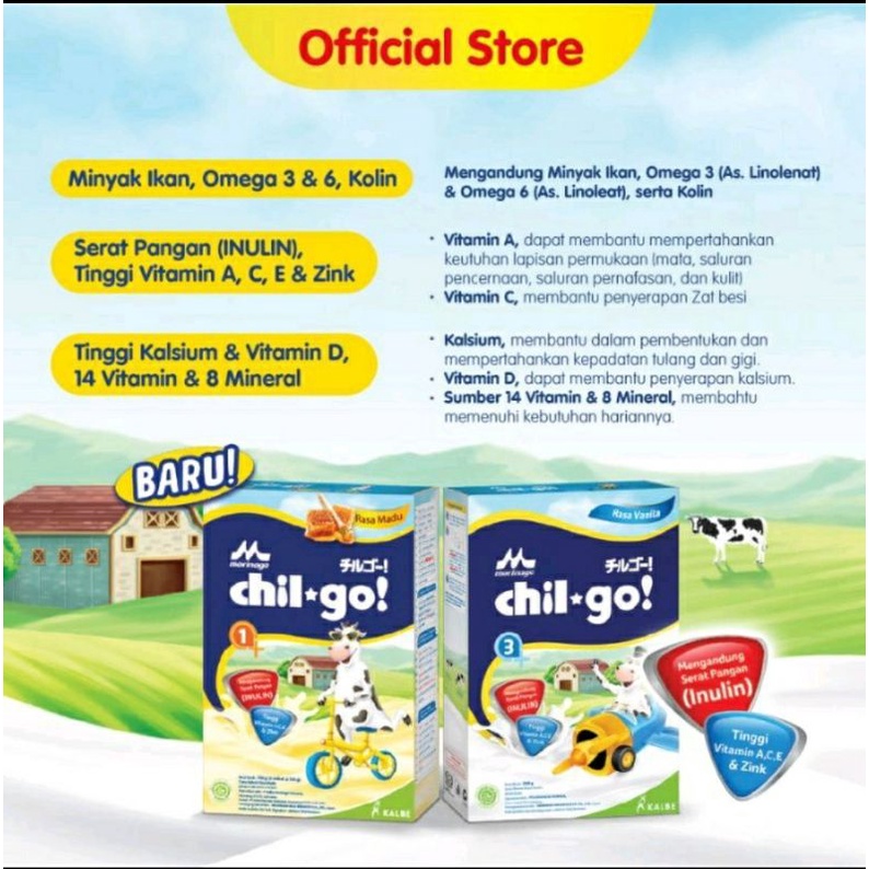 Chilgo Podwer 1+ / 3++ 300 gr [ CGP ]Susu Pertumbuhan Anak Usia 1-3 Tahun