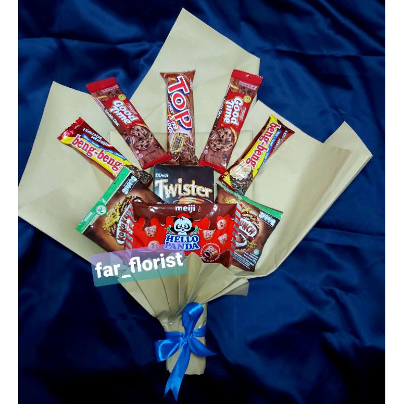 

Buket Snack || Bouquet Snack || Kado Wisuda || Kado Ultah