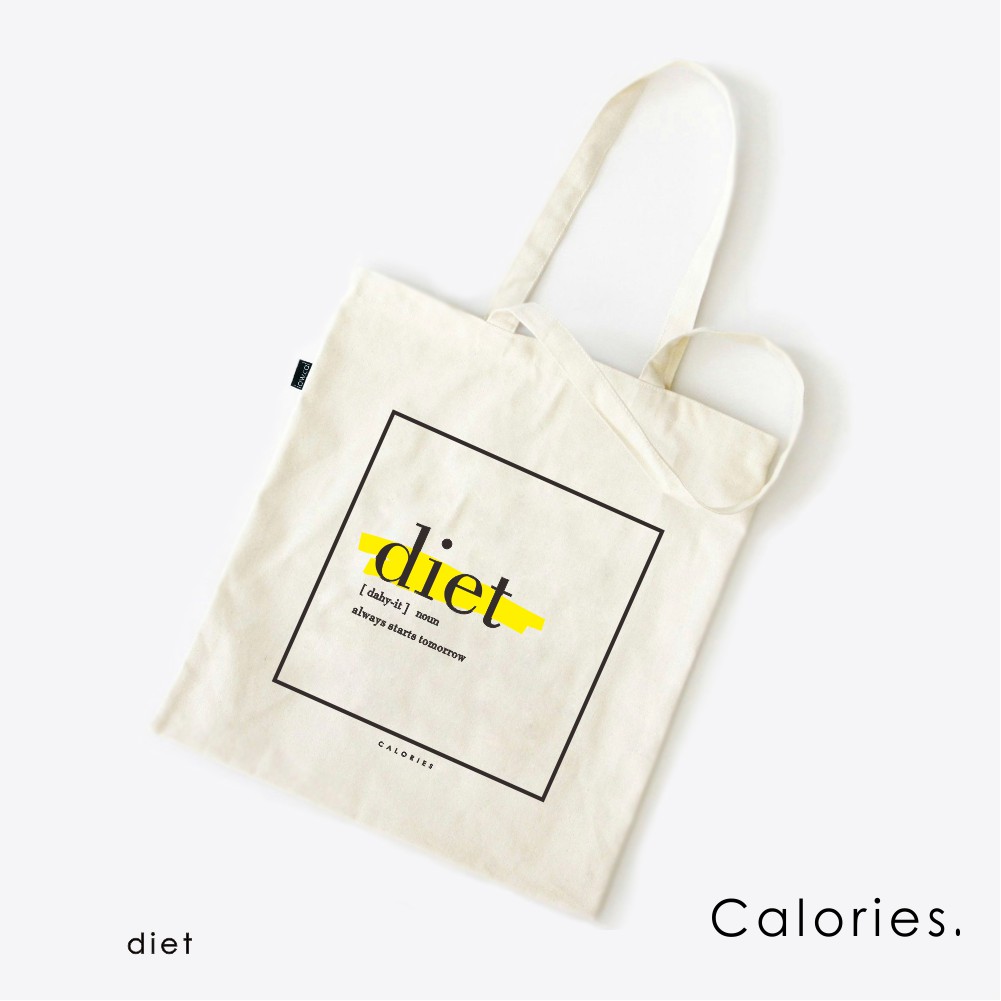 Totebag Tulisan / Text only klasik Meme quotes motivasi jokes vintage #TOTX