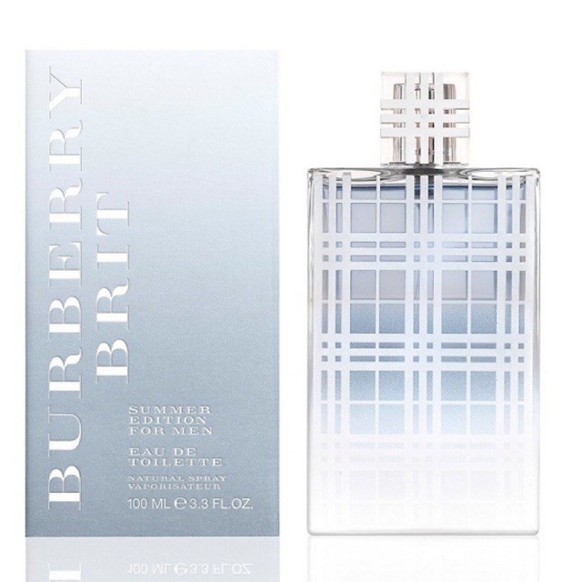 PARFUM ORIGINAL EROPA Burberry Brit Summer Edition For Men EDT 100ml PARFUME PRIA / PARFUM PRIA