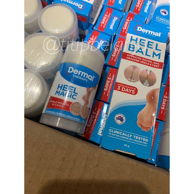 Dermal Heel Krim Kaki Kering