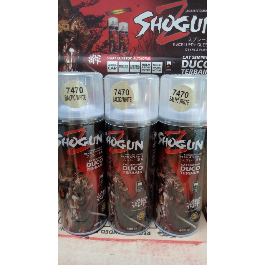 pilox pilox cat semprot duco shogunz shogun 7470 baltic white 7470 400cc pilok shogun