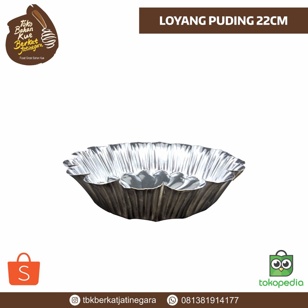 loyang puding 22cm